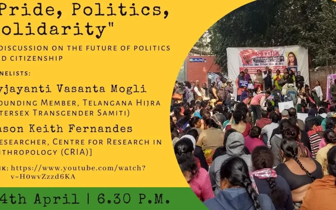 Vyjayanti Vasanta Mogli and Jason Keith Fernandes / Pride, Politics, Solidarity
